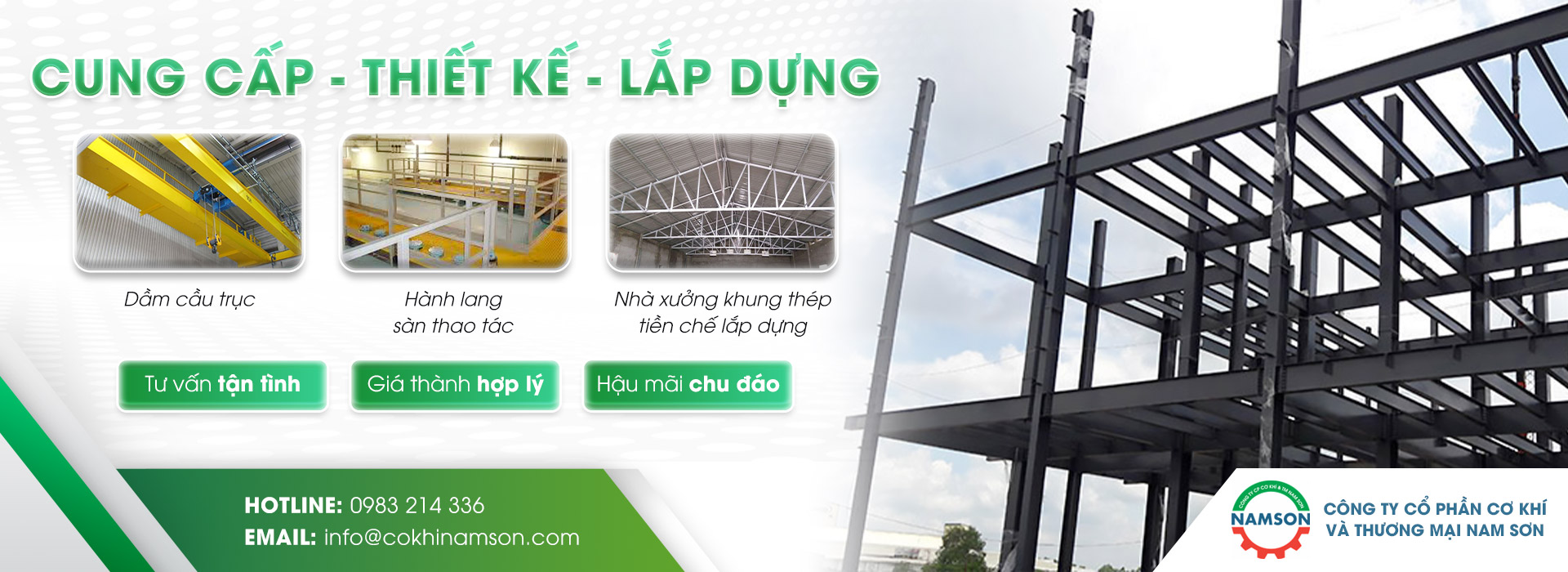 CÔNG TY CỔ PHẦN CƠ KHÍ VÀ THƯƠNG MẠI NAM SƠN